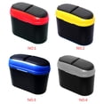 thumbnail image 4 of kurtrusly Double Open Garbage Box Car Door Open Garbage Hanging Trash Can Waste Storage Box Vehicle Garbage Bin red, 4 of 6