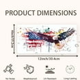 thumbnail image 2 of Watercolor Eagle and Flag Front License Plate,Metal License Plate,Funny Standard Plates Personalized Novelty Decorative For Men/Women/Boys/Girls Car 6×12 Inch, 2 of 7