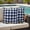 Blue, variant on Pack of 2 Outdoor Pillow Covers 20x20 Inch Waterproof Navy Blue Check Throw Pillow Covers,Decorative Couch Pillow Case Sham Farmhouse Buffalo Plaid Blue Pillowcases Cushion Covers for Patio Garden