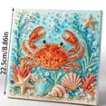 thumbnail image 3 of DIY Sea Diamond Art Kits, Painting Art Kits for Adults, Diamond Crystal Gem Art for Home Wall Decor, 3 of 5