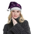 thumbnail image 5 of Balery Purple Snow Flakes Pattern Santa Hat Christmas Hat Funny Christmas Hat Christmas Knitted Beanie Hat For Men Women Adult, 5 of 6