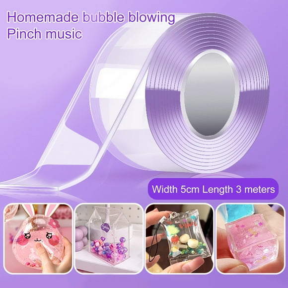 YAOMOBB Nano Bubble Kit 1 Set DIY Bubble Craft Kit Colorful Creativity Set with Clay Stickers Glitter Fun Activity for Kids