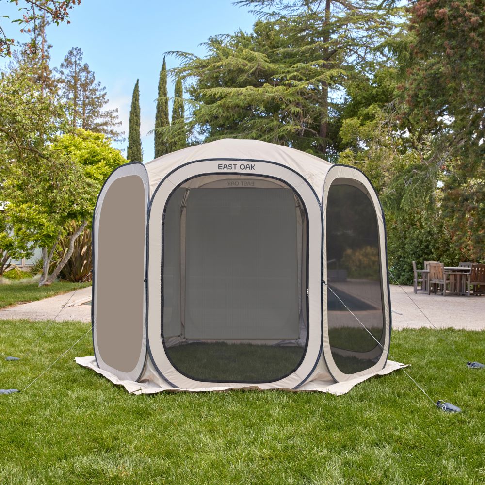 EAST OAK Sun Shade Sails 10*10 ft, 3 pieces