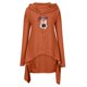 thumbnail image 2 of Gibobby Sudadera mujer, Sudaderas casuales para mujer, capucha con cordón, sudadera con capucha, manga larga(Naranja,XG), 2 of 4