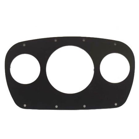 Mako Boat Blank Gauge Panel 185874 | Pro Skiff 19 CC Matte Black