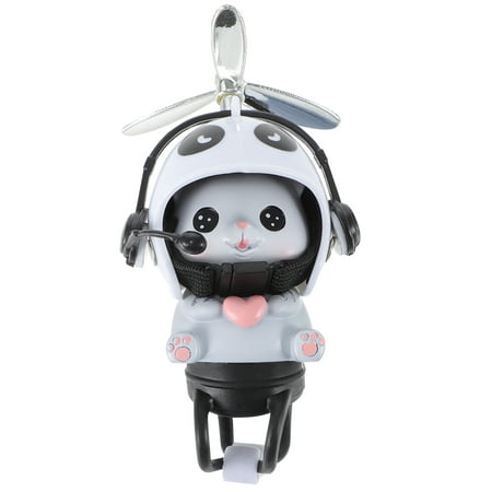 

TOYMYTOY Creative Cat Toy With Propeller Helmet Car Dashboard Decor Motorcycle Bike Bells Cat