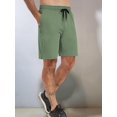 thumbnail image 5 of Men's Short Athletic Light-Weight Breathable Stretch Quick Drying Gym Workout Shorts with Pockets Light Green XXXL, 5 of 8