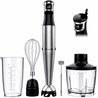 Cordless Hand Blender 4-in-1 Rechargeable Immersion Handheld