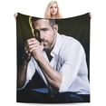 thumbnail image 3 of Blanket Ryan Reynolds Soft and Comfortable Wool Fleece Throw Blankets for Sofa Office car Camping Yoga Travel Home Decoration Cozy Plush Beach Blanket Gift, 3 of 9