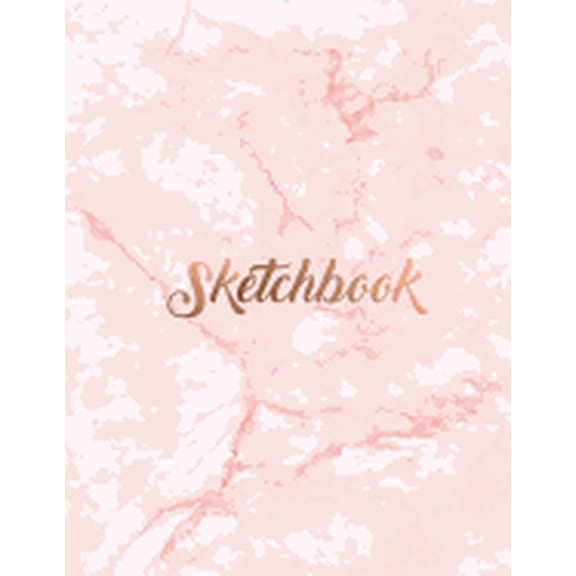 Sketchbook: Marble cover, sketchbook for Drawing, Coloring, Sketching and Doodling, 8.5 x 11 110 pages (Paperback)