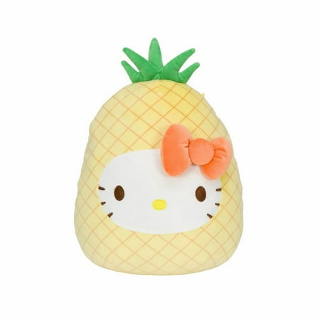 Squishmallows Official Kellytoy Plush 8 inch Hello Kitty Pineapple- Ultrasoft Stuffed Plush Toy