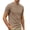 Brown, variant on IYTR Men's T-Shirts Short Sleeve T-Shirt Slim Fit Crew Neck Solid Color Basic Soft Cotton Daily Wear Casual Essential Top (Beige,XXL)