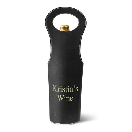 Jds Marketing Personalized Leatherette Wine Tote