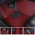 thumbnail image 4 of Maidao Automotive Floor Mats & Cargo Liners for Opel for Vauxhall l for Adam 2012–2019 PU Leather Auto Liners All Weather Anti-Slip Automotive Floor Mats Wine Red, 4 of 6