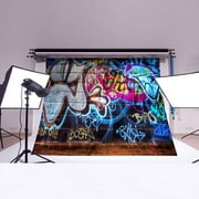 SAYFUT Studio Photo Video Photography Backdrops 5x3ft Bright Graffiti Scenic Printed Vinyl Fabric Background Screen Props