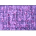 thumbnail image 1 of Ahgly Company Indoor Rectangle Oriental Purple Asian Inspired Area Rugs, 6' x 9', 1 of 4