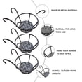 thumbnail image 4 of Hytrove 3Set Railing Planter Bracket Iron For Balcony Flower Frame, 4 of 5