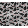 thumbnail image 4 of oneOone Cotton Jersey White Fabric Geometric & Rose Floral Dress Material Fabric Print Fabric By The Yard 58 Inch Wide, 4 of 4