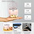 thumbnail image 2 of Mistaha Mini Garlic Grinder Electric Garlic Chopper Cordless Food Fruit Vegetable Blender Kitchen Gadgets 100ML USB Rechargeable, 2 of 8