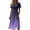 01-Multicolor, variant on Summer Dresses for Women V Neck Short Sleeve Empire Waist Tummy Control Casual Long Dress Lightweight Flowy Vacation Dress Yellow L