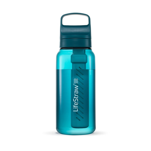 Botella con filtro de agua LifeStraw Go Series 1L Laguna Teal
