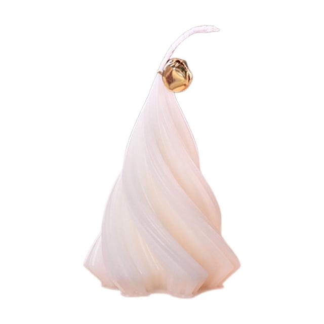 Vela con forma de árbol de Navidad, adorno para vela para el hogar, decoración navideña, vela