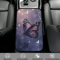 thumbnail image 2 of Yuyamidu Purple Butterfly Car Armrest Pad Cover Soft Car Center Console Cover Non-Slip Auto Accessories Fit Sedan Truck Van Flannel Car Arm Rest Cushion, 2 of 7