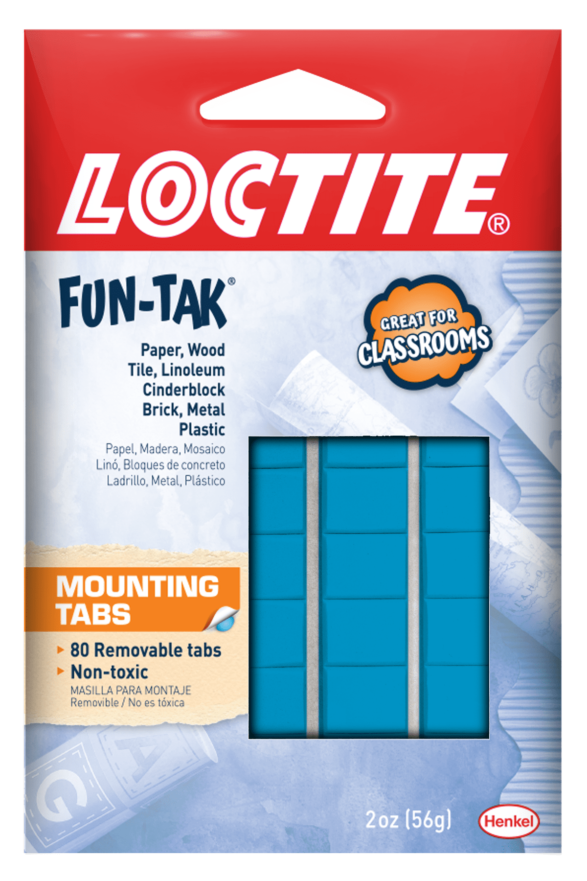 Loctite Fun Tak Mounting Putty 2 Ounce Tabs Walmart Com Walmart Com