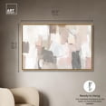 thumbnail image 5 of Serenity in Pink Canvas Pastel Abstract Art by Art Remedy, Gold Frame, 54" x 36", 5 of 7