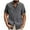 Dark Gray, variant on Kovlvoll Mens Short Sleeve Button down Shirts Cotton Linen Solid Color Lightweight Casual Beach Summer Vacation Shirt