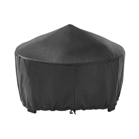 MAINSTAYS 28″ ROUND WOOD BURNING FIRE PIT, STEEL FRAME