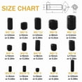 thumbnail image 3 of 300 Pcs Hexagon Socket Head Screws Stainless Steel Allen Head Screws Internal Hexagon Drive Cup Screws 2.5 to 8mm, 3 of 7