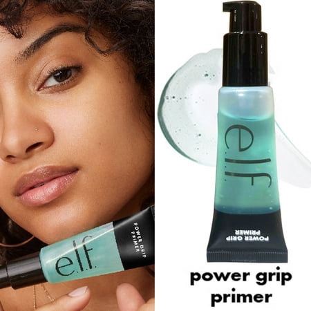 E.l.f. Power Grip PrimerGel-Based & Hydrating Face Primer For Smoothing Moisturizes & Primes, Long-Wear Foundation Face Primer for Oil Control, Pores Fine Lines Minimizer