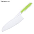 thumbnail image 1 of Fruits Slicer Plastic Kids Vegetable Cakes Cutlery Bread Lettuce Plastic Chopping Board Salad Cooking Tableware, Random Color, L, 1Pc, 1 of 7
