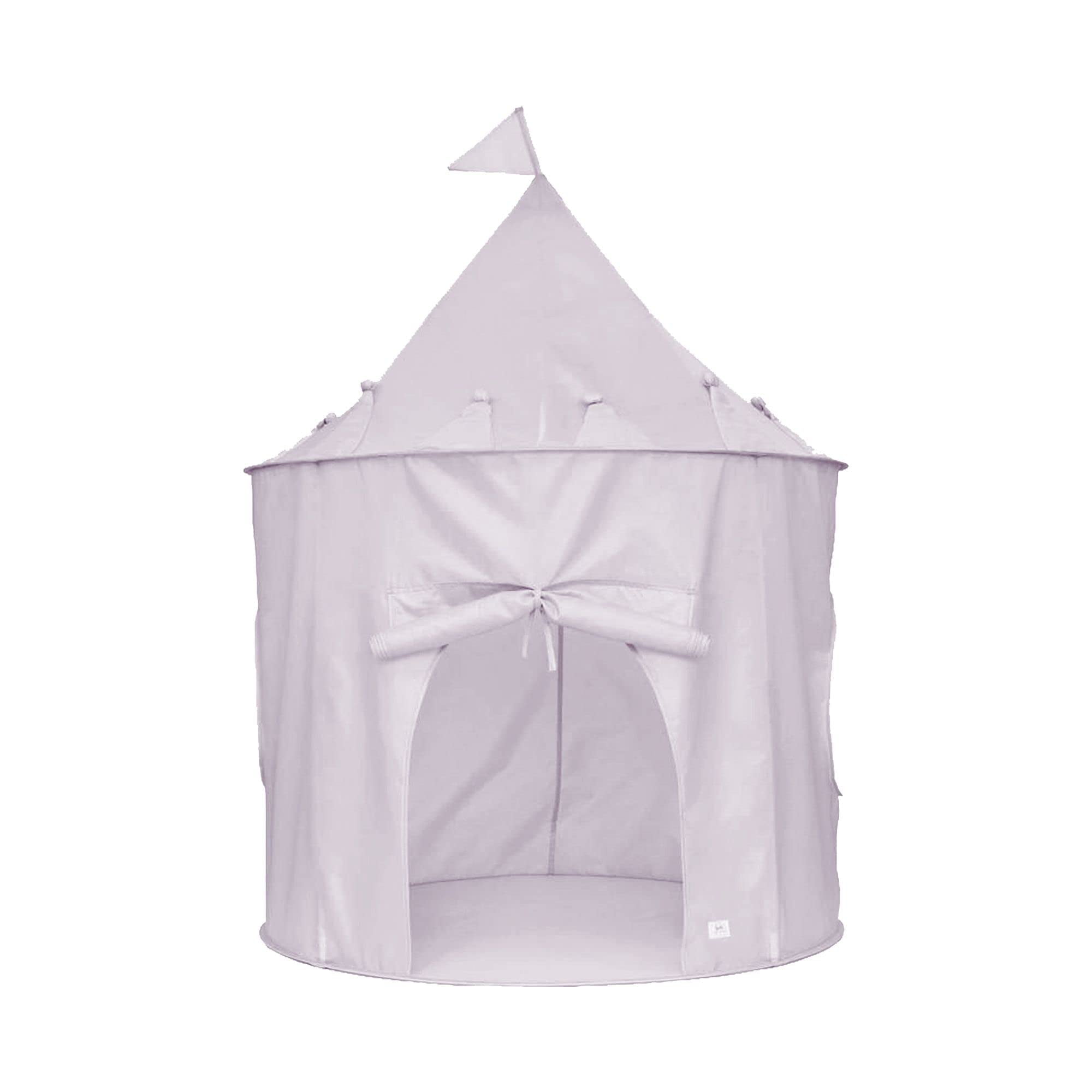 3 Sprouts Kids Play Tent Playhouse Castle with Recycled Fabric for Indoor  and Outdoor Games in Terrazzo Beige 