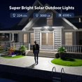thumbnail image 2 of 2 Luces Solares para Exteriores, 224 Luces Solares LED para Exteriores, Luces Exteriores con Energía Solar de 3 Modos con Control Remoto, 2 of 8