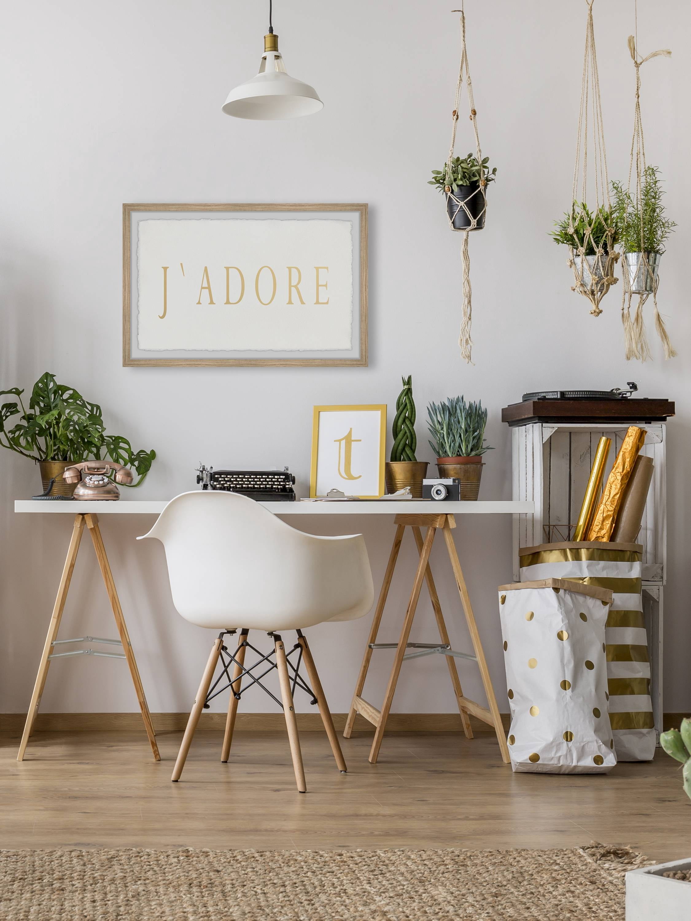 Marmont Hill J'Adore Framed Wall Art