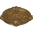 thumbnail image 3 of Ekena Millwork 17 3/8"OD x 1 3/4"P Hamilton Ceiling Medallion (Fits Canopies up to 3 3/4"), Hand-Painted Pale Gold, 3 of 6