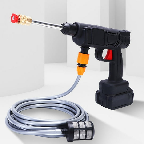 Máquina de lavado de autos de alta presión 100W 12V-21V Lanza de lavado de autos para la limpieza del hogar del auto Hugtrwg Para estrenar