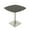 Asian Night w/Silver Base, variant on 42" Small Arc Boat Bistro Height Table Square Metal Base Bar Table