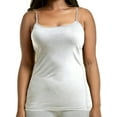 thumbnail image 1 of Women's Cotton Plus Size Camisole Tank Top - White - 2X-Large, 1 of 2