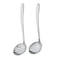 thumbnail image 3 of Abbracc 2xStainless Steel Colander Soup Ladle Hot Pot Kitchen Cooking Utensils S, 3 of 9
