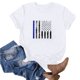 thumbnail image 2 of Blusas de Manga Corta para las Mujeres Divertido Impreso Cuello Redondo Tee, Vintage Humor Gráfico Blusas de Primavera para las Mujeres, 2 of 3