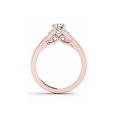 thumbnail image 3 of 1/2 Carat T.W. Diamond 14kt Rose Gold Classic Engagement Ring, 3 of 4