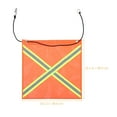 thumbnail image 3 of HONMEET Night Safety Car Flag Orange PVC Reflective Warning Flag for Vehicles 1 Piece and Visible, 3 of 8