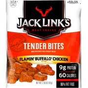 Jack Link's Chicken Tender Bites, Protein Snack, Buffalo Style, 2.85oz