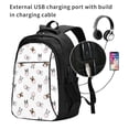 thumbnail image 2 of Salouo Bbaseball Dog Pattern Extra Large Travel Laptop,Backpack with USB Charging Port College Backpack Business Work Bag Casual Daypack Fits for Men & Women, 2 of 7