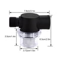 thumbnail image 3 of tssuouriy 2PCS 1/2Inch Twist-On Pipe Water Pump Strainer Npsm Inlet/Outlet with 50 Mesh Stainless Steel Filter Screen for RV Marine Strainer Functional, 3 of 6