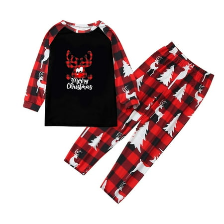 

ZXHACSJ Christmas Pajamas Family Matching Set Mother her Kids Clothes Family Look Outfit Baby Girl Rompers Sleepwear Pyjamas Kids 2 Years