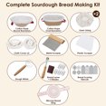 thumbnail image 5 of Banneton Bread Proofing Basket Sourdough Bread Baking Supplies with 9 Inch Round 10 Inch Oval Banneton Baskets, 5 of 8